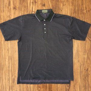 Descente Men's Double Mercerized Egyptian Cotton Polo T Shirt, Size L